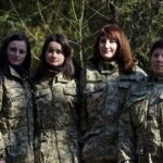 Ukrainian women soldiers