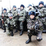 Ukrainian women soldiers