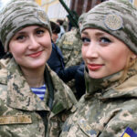 Ukrainian women soldiers