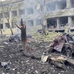 Russian fascists destroyed maternity hospital in Mariupol