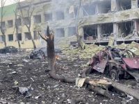 Russian fascists destroyed maternity hospital in Mariupol
