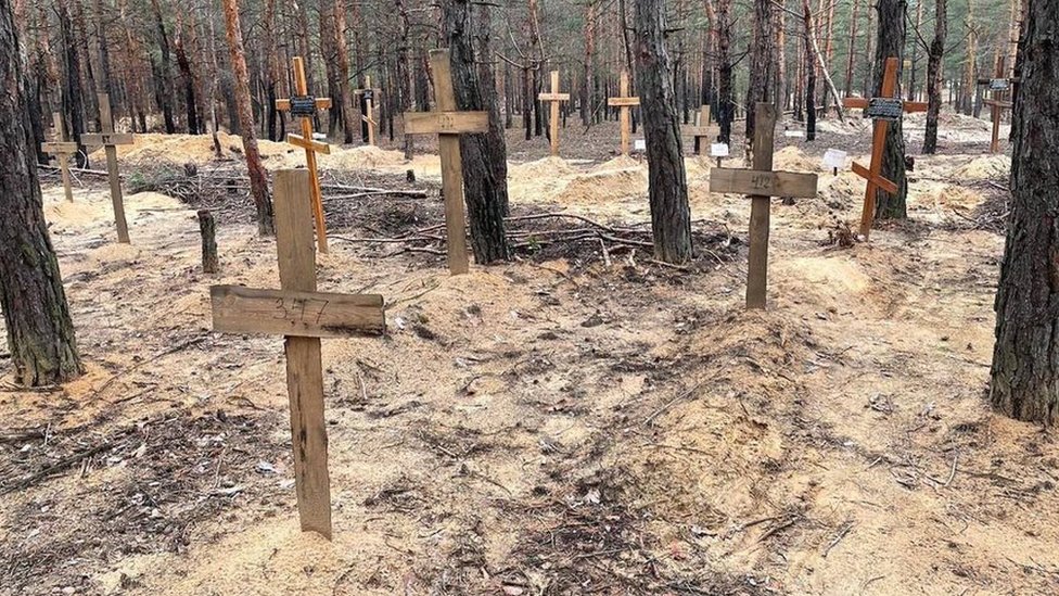Russian War Crimes in Izium and Balakliia: The Forest of Death Russian War Crimes in Izium and Balakliia: The Forest of Death