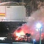 Good Birds Visit: Rosneft Base in Tuapse burns