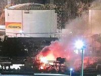 Good Birds Visit: Rosneft Base in Tuapse burns