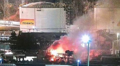 Good Birds Visit: Rosneft Base in Tuapse burns