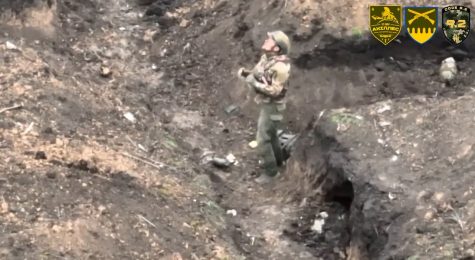 The First Time in the History: a Soldier Was Captured by a Drone