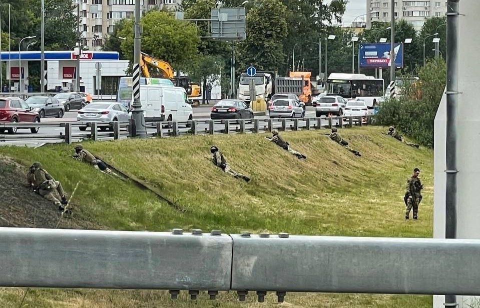 Near Moscow they are preparing to repel the Wagner rebellion.