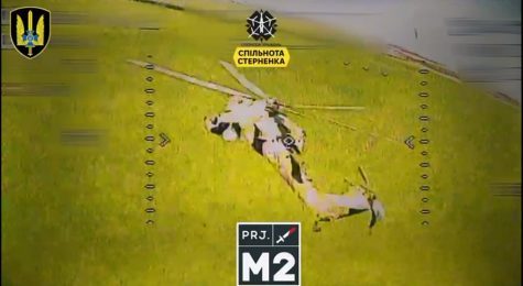 Ukrainian FPV Drone Downs Mi-28 Helicopter in Kursk Oblast