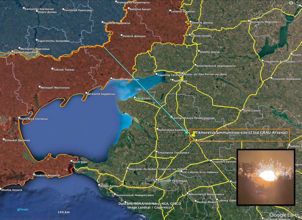 23rd GRAU Arsenal on the Map