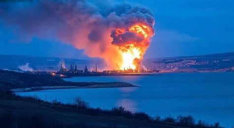 Feodosia dual-use targets struck. Russian fuel crisis deepens?