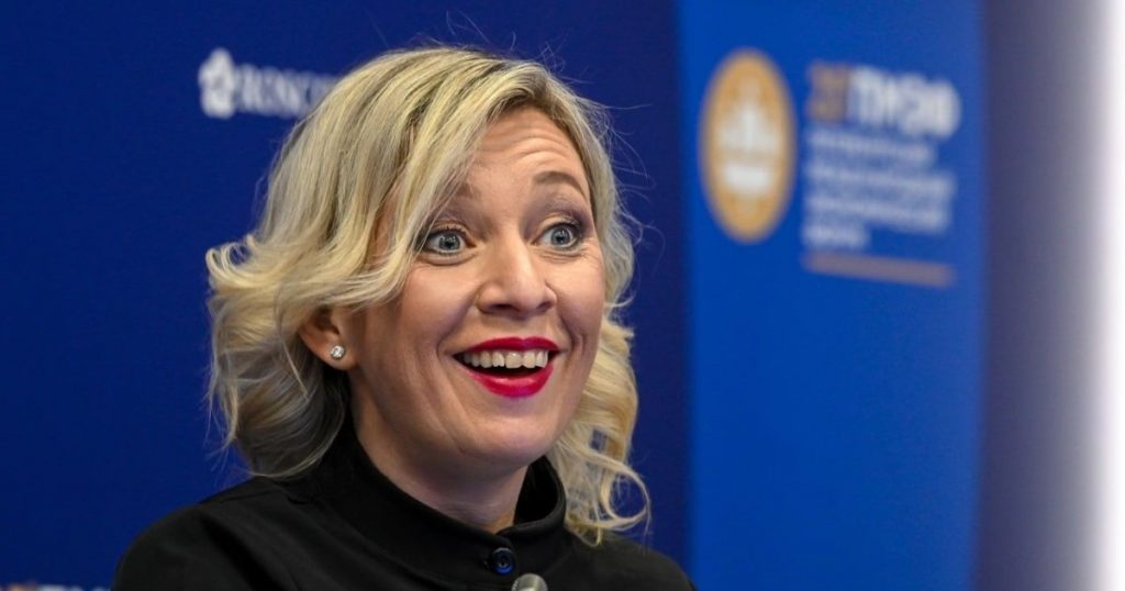 Maria Zakharova - Director of the information and press department of the MFA of the Swamps