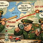 Russian Propaganda Claims Drone Route to Ust-Luga via Poland