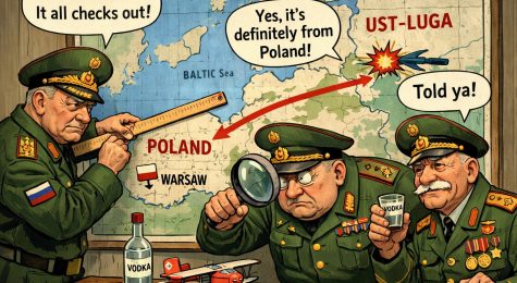 Russian Propaganda Claims Drone Route to Ust-Luga via Poland Russian Propaganda Claims Drone Route to Ust-Luga via Poland