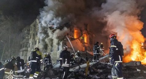 March 7 Massive Strike: Russian Terrorists Hit Apartment Building