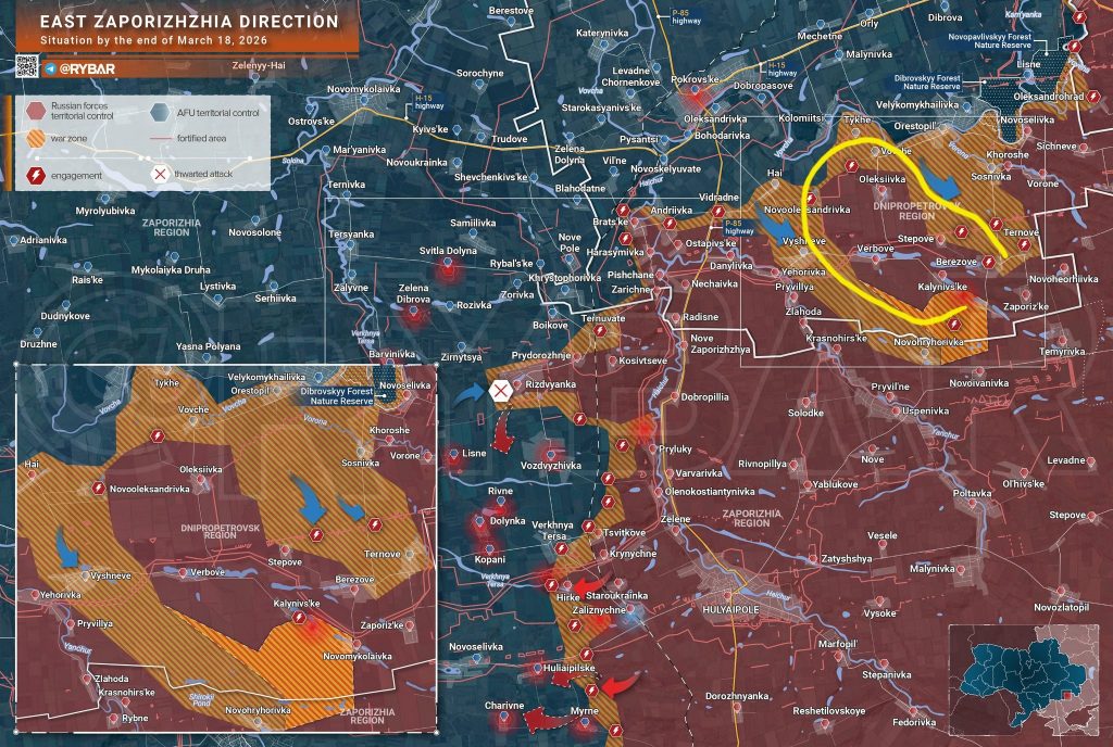 Russian Spring Offensive on a map by a Russian propagandist Russian Spring Offensive on a map by a Russian propagandist