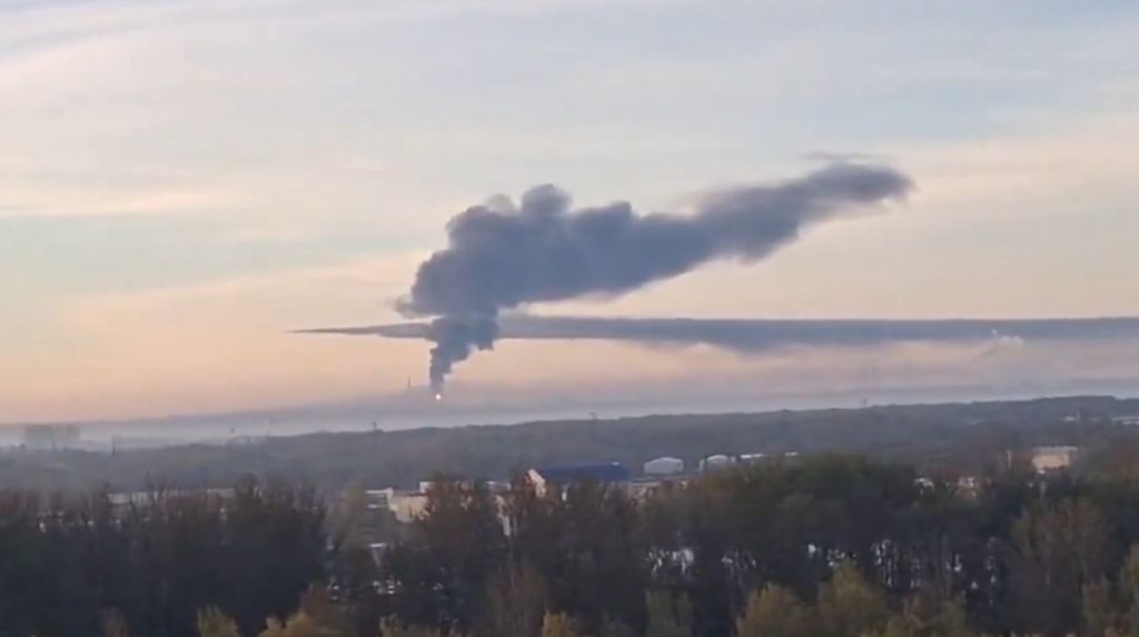 The Yaroslavl refinery was attacked overnight