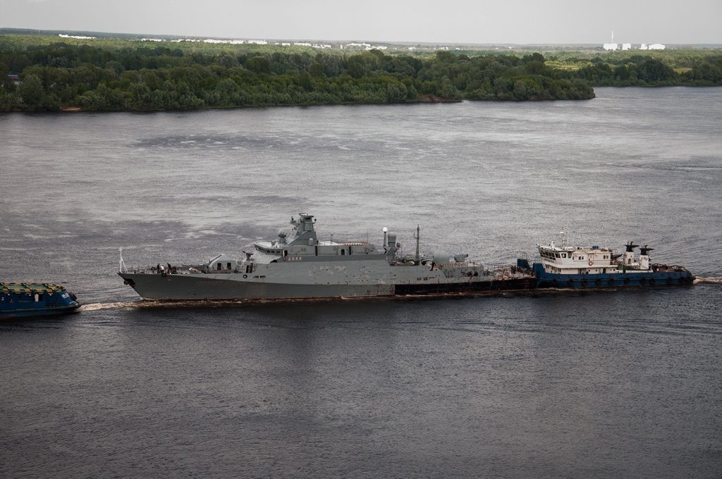 June 2022. Damaged corvette, ship name and side number painted over. June 2022. Damaged corvette, ship name and side number painted over.