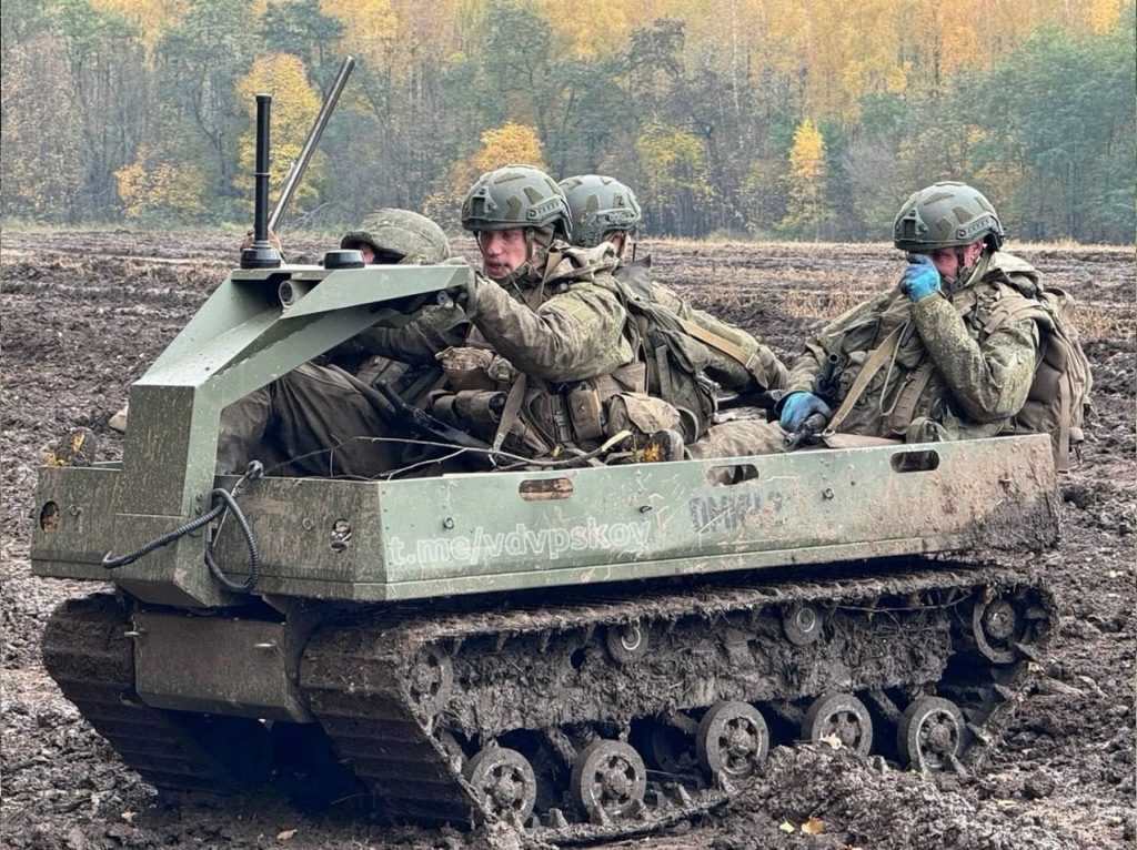Due to communication problems, Russian ground robots sometimes end up serving as simple all-terrain vehicles.