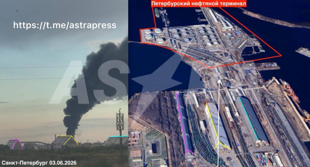 OSINT Confirms the St. Petersburg Oil Terminal Attack